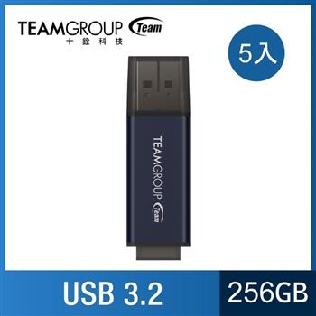 TEAM 十銓科技 C211 256GB 紳士碟 USB 3.2 隨身碟（五入特惠組）