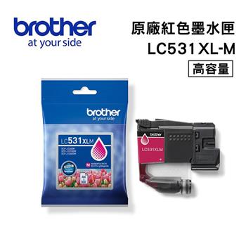 Brother LC531XLM 原廠高容量紅色墨水匣(適用:DCP-J1360DW/J1260W/J1310DW)