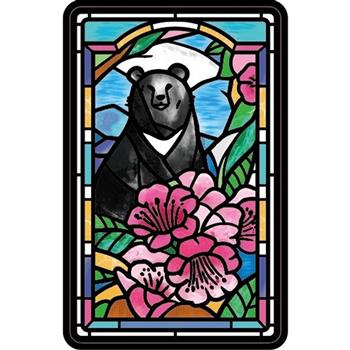 老屋顏鑲嵌玻璃系列SUPERCARD悠遊卡-臺灣黑熊※透明卡【受託代銷】
