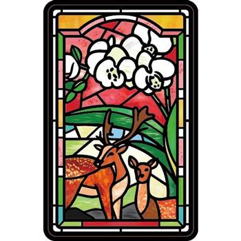 老屋顏鑲嵌玻璃系列SUPERCARD悠遊卡-梅花鹿※透明卡【受託代銷】