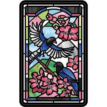 老屋顏鑲嵌玻璃系列SUPERCARD悠遊卡-臺灣藍鵲【受託代銷】
