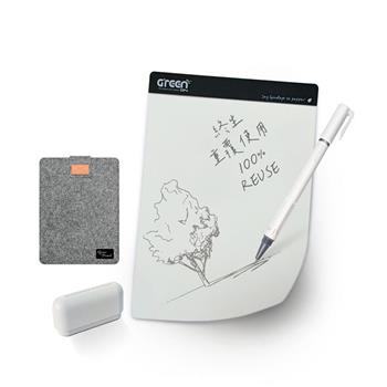 【Green Board】8.5吋磁性電紙板+保護套組-黑色 0.6mm 超薄 軟性電子紙 可重覆書寫 磁吸 局部修正 輕薄便利 【Green Board】8.5吋磁性電紙板+保護套組-黑色 0.6mm 超薄 軟性電子紙 可重覆書寫 磁吸 局部修正 輕薄便利