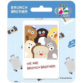 早午餐兄弟系列SuperCard悠遊卡-拍立得【受託代銷】
