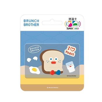 早午餐兄弟系列SuperCard悠遊卡-吐司大哥【受託代銷】