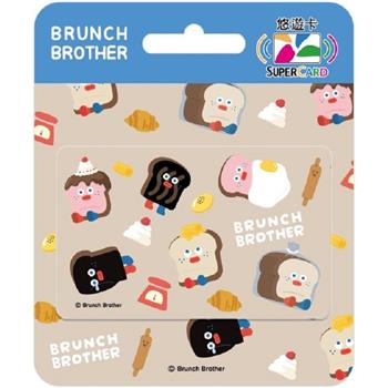早午餐兄弟系列SuperCard悠遊卡-吐司三兄弟【受託代銷】