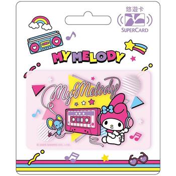 三麗鷗街頭音樂SUPERCARD悠遊卡-美樂蒂(透明)  【受託代銷】