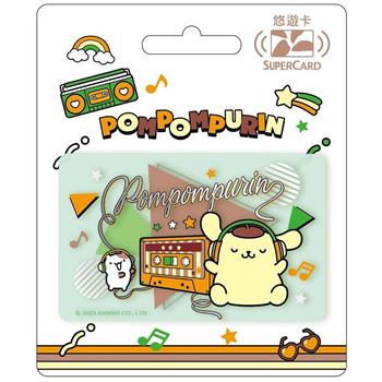 三麗鷗街頭音樂SUPERCARD悠遊卡-布丁狗(透明)【受託代銷】