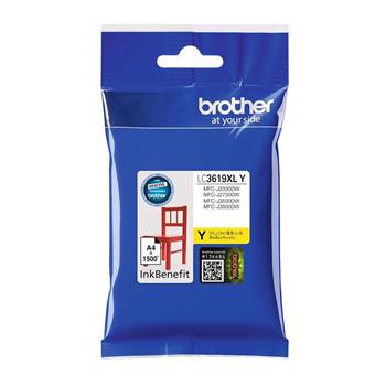 BROTHER LC3619XL-Y 原廠超高容量黃色墨水匣