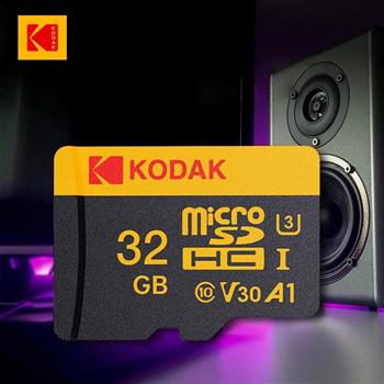 柯達KODAK MicroSD 32GB (UHS-I U3/V30/A1)高速記憶卡-黑色