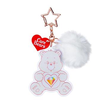 Care Bears毛球造型悠遊卡-Sparkle Heart Bear(米白)(裁型)【受託代銷】
