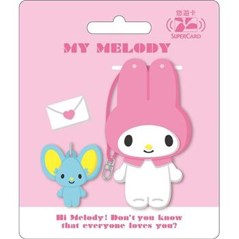 三麗鷗龐大SUPERCARD造型悠遊卡-美樂蒂【受託代銷】