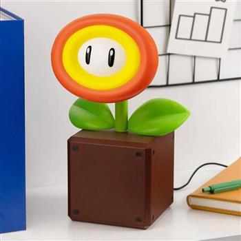 Nintendo 任天堂 超級瑪利歐 火焰花 3D造型小夜燈 - 25cm