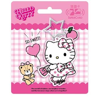 Hello Kitty Pop style Supercard造型悠遊卡-名媛風【受託代銷】