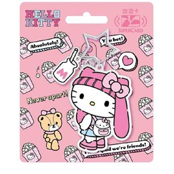 Hello Kitty Pop style Supercard造型悠遊卡-日系風【受託代銷】