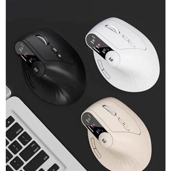 Monster 魔聲 M2 MAX 垂直無線人體工學滑鼠 黑色（多功旋鈕／電子顯示）