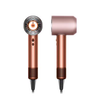 【張員瑛同款】Dyson 戴森HD16 Supersonic Nural 全新一代 智慧吹風機 溫控負離子 琥珀香檳 新色上市 (贈收納架+美髮梳)