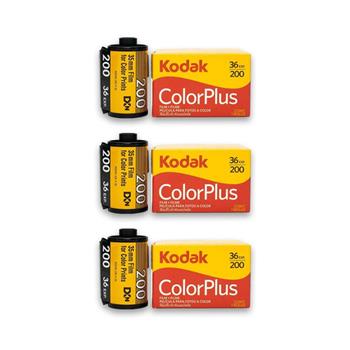 【Kodak 柯達】Kodak柯達底片 ColorPlus 200 135底片 36張 底片 彩色負片-(三入組)