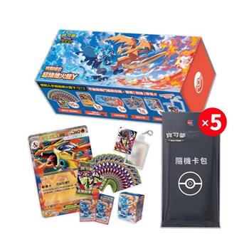 【預購2/6發售】Pokemon寶可夢集換式卡牌遊戲 PTCG 超級進化 特別組合 超級噴火龍Y（+隨機彈5包）
