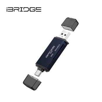 iBRIDGE Type-c+USB3.0多功能OTG讀卡機