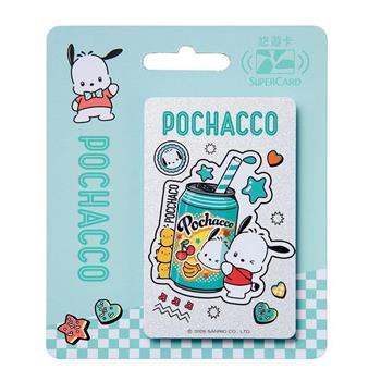 三麗鷗Retro Bites系列SuperCard悠遊卡-帕恰狗泡泡汽水【受託代銷】