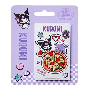 三麗鷗Retro Bites系列SuperCard悠遊卡-酷洛米搖滾披薩【受託代銷】