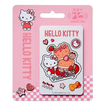 三麗鷗Retro Bites系列SuperCard悠遊卡-Hello Kitty鬆餅派對【受託代銷】