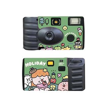 【LFANI 樂斐】HOLIDAY 放假啦 彩色18張底片 一次性即可拍相機 (內置閃光燈)