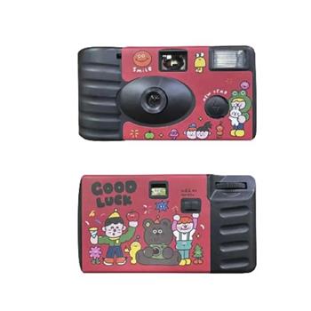【LFANI 樂斐】GOOD LUCK 好運啦 彩色18張底片 一次性即可拍相機 (內置閃光燈)