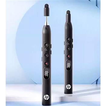 【HP 惠普】SS251 多功能 無線觸控 伸縮簡報筆 (綠光充電版）黑