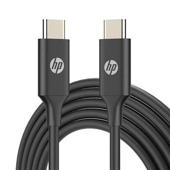 【HP 惠普】HP DHC-TC107 Type-C充電線 速充快充線-黑色(2M)