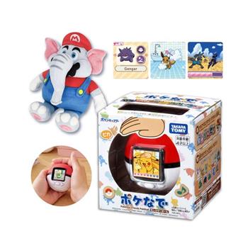 TAKARA TOMY 精靈寶可夢 電子寵物精靈球 Poke Nade 撫摸養成 日本進口 僅支援日英文（+大象娃娃）