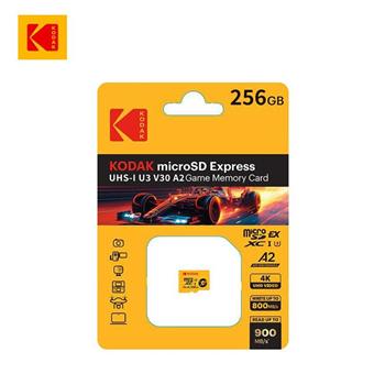 【Kodak 柯達】mSD UHS-I U3 V30 A2 256GB 極速記憶卡特仕版