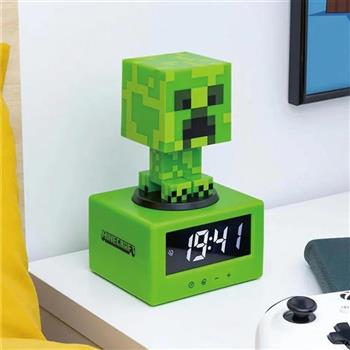【Paladone UK】Minecraft 麥塊 苦力怕造型 Figure 3合1 鬧鐘小夜燈