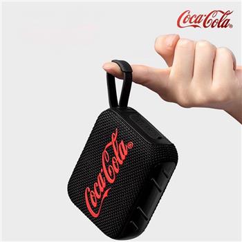 【Coca-Cola 可口可樂】可掛提帶便攜式迷你小型藍芽音響-T21
