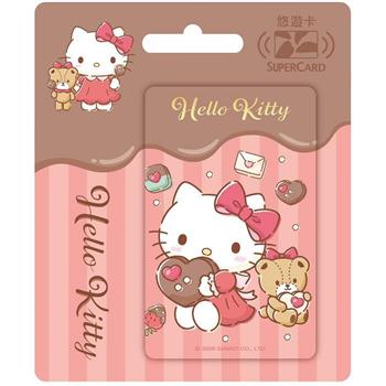 三麗鷗可可戀心SuperCard悠遊卡-HELLO KITTY【受託代銷】