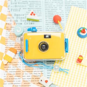 【LFANI樂斐相機】繽紛糖果防水LOMO底片相機-黃色