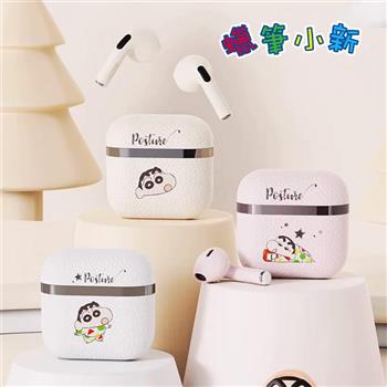 【Crayon Shin-chan 蠟筆小新】官方授權 TV08藍芽入耳式耳機