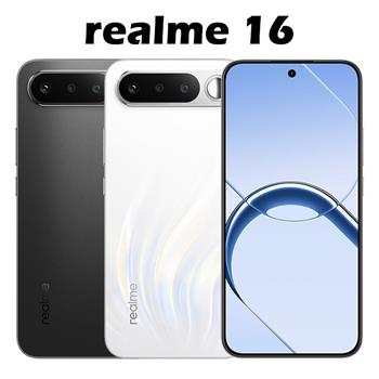 realme 16 (12G/256G)AI防水5G大電量雙卡機※送電動牙刷+內附保護殼※