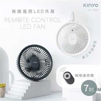 【KINYO】無線遙控LED吊扇(UF-7065)