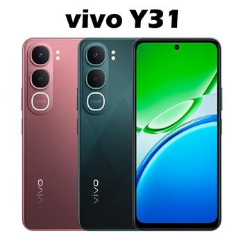 vivo Y31 (8G/256G)大電量5G防水機※送支架+內附保護殼※