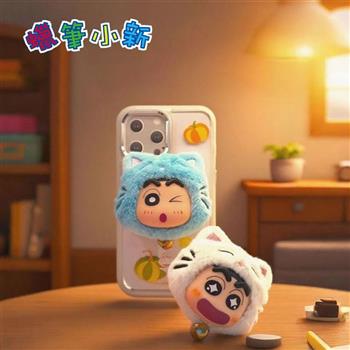 【Crayon Shin-chan 蠟筆小新】官方授權 TB01可愛貓咪氣囊手機支架