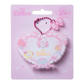BT21 壓克力SuperCard造型悠遊卡-Ribbon【受託代銷】
