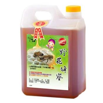 【客錸】優選台灣野花蜂蜜3000g x1【金石堂、博客來熱銷】
