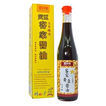 《好客－園林春醬油》客家黃豆醬油（550ml/瓶）
