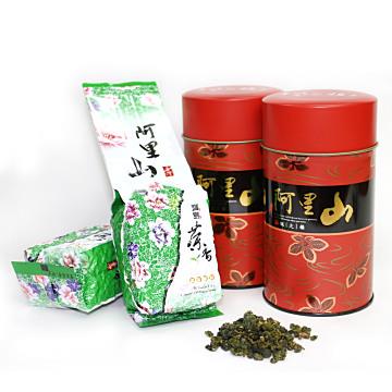 【台灣茗茶】阿里山高山茶2罐組（附提袋）
