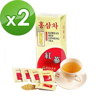 金蔘－6年根韓國高麗紅蔘茶（30包/盒，共2盒）【金石堂、博客來熱銷】