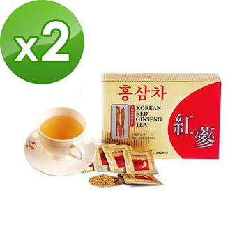 金蔘－6年根韓國高麗紅蔘茶（50包/盒，共2盒）【金石堂、博客來熱銷】