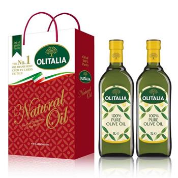 Olitalia奧利塔純橄欖油禮盒組1000mlx2瓶【金石堂、博客來熱銷】