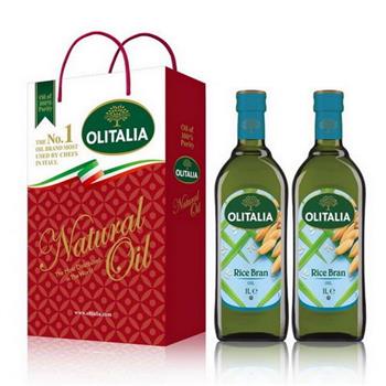 Olitalia奧利塔玄米油禮盒組(1000mlx2瓶)【金石堂、博客來熱銷】