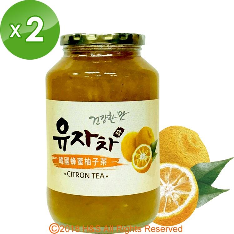 韓廣 韓國蜂蜜生柚子茶 1kg 2入組 金石堂